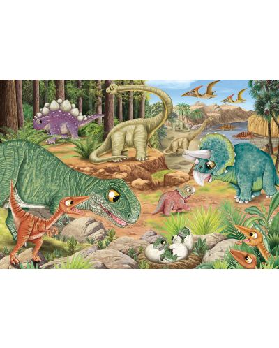 Παζλ Schmidt 3 x 24 κομμάτια - Διασκέδαση δεινοσαύρων - 3